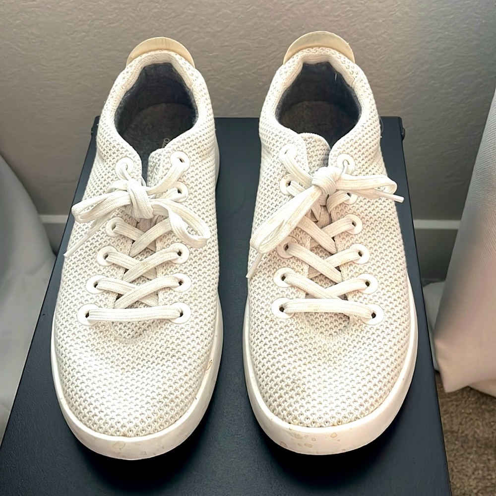 Allbird tree pipers / sz11 / off white with white soles